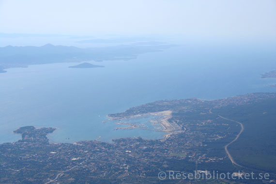 Resmål Kroatien - flygfoto